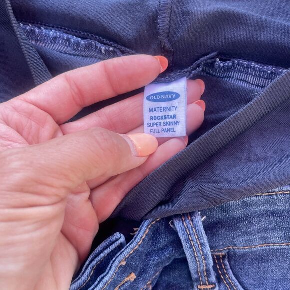 Lot of 4 Maternity items Pants Jeans Shorts Super Cute H&M C of H Old Navy Sz 4 - Picture 6 of 16